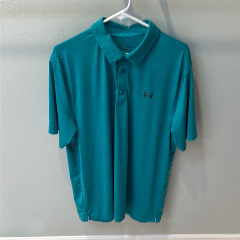 Under Armour Men's Teal Polo Shirt